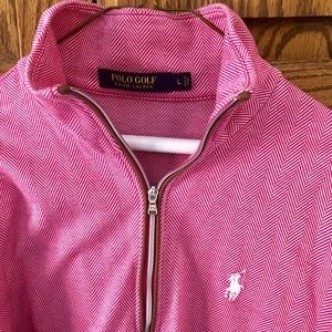 Ralph Lauren Golf herringbone half zip
